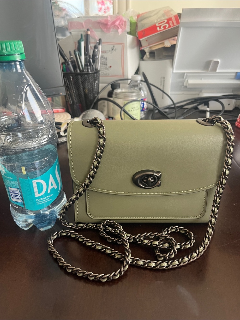 Coach mini Madison in Olive Green